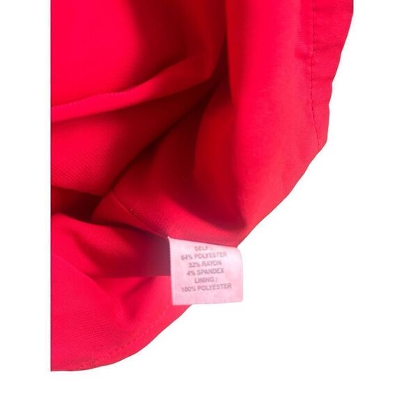 Kay Unger New York red cocktail Christmas dress size 4 - Picture 10 of 12